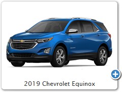 2019 Chevrolet Equinox 
Kinetic Blue Metallic available for movie/TV
